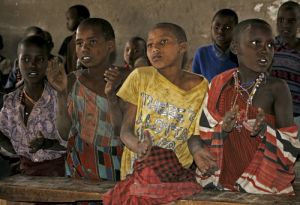 Masai Classroom at Amboseli